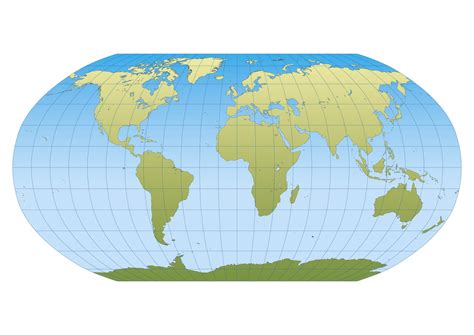 robinson projection map